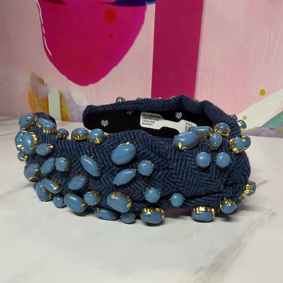 Lele Sadoughi Accessories - NWT Lele Sadoughi Blue Beaded Headband